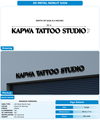 CUSTOM MOCKUP SIGN FOR Brandon Tenedora