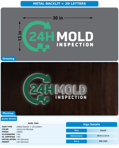 CUSTOM MOCKUP SIGN FOR Aviel itah