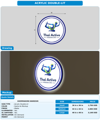 CUSTOM MOCKUP SIGN FOR Khemmakorn Wareesri