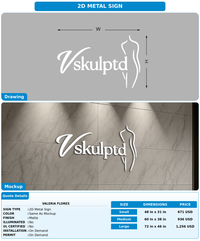 CUSTOM MOCKUP SIGN FOR Valeria Flores
