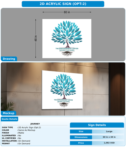 CUSTOM MOCKUP SIGN FOR Journey