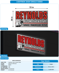 CUSTOM MOCKUP SIGN FOR Emily Reynolds
