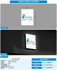 CUSTOM MOCKUP SIGN FOR Melissa Knapp
