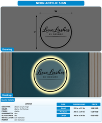 CUSTOM MOCKUP SIGN FOR Lorena