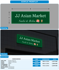 CUSTOM MOCKUP SIGN FOR Niangsuanhuai