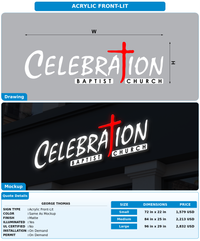CUSTOM MOCKUP SIGN FOR George Thomas