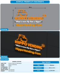 CUSTOM MOCKUP SIGN FOR Sandra Lovstad