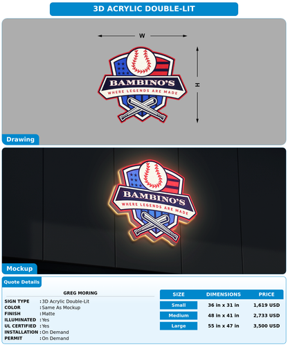CUSTOM MOCKUP SIGN FOR Greg moring
