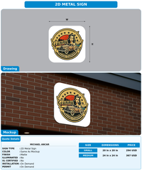 CUSTOM MOCKUP SIGN FOR Michael Ancar