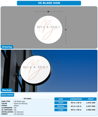 CUSTOM MOCKUP SIGN FOR Tai Dang