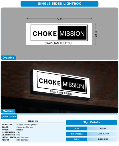 CUSTOM MOCKUP SIGN FOR Jaron Nix