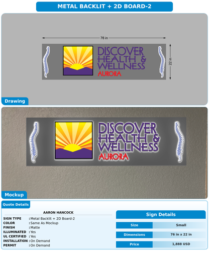 CUSTOM MOCKUP SIGN FOR Aaron Hancock