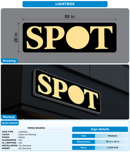 CUSTOM MOCKUP SIGN FOR Pikria basaria