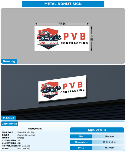 CUSTOM MOCKUP SIGN FOR Prem Juturu