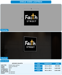 CUSTOM MOCKUP SIGN FOR Anthony Viglietta