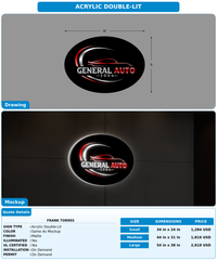 CUSTOM MOCKUP SIGN FOR Frank Torres