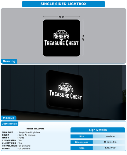 CUSTOM MOCKUP SIGN FOR Renee Williams