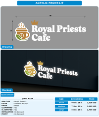 CUSTOM MOCKUP SIGN FOR Jonae Allen
