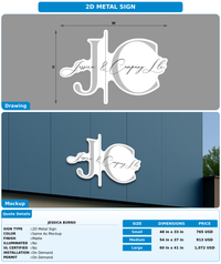 CUSTOM MOCKUP SIGN FOR Jessica  Burno