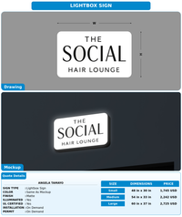 CUSTOM MOCKUP SIGN FOR Angela Tamayo