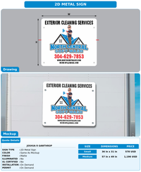 CUSTOM MOCKUP SIGN FOR Joshua R Gawthrop