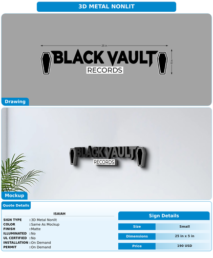 CUSTOM MOCKUP SIGN FOR isaiah