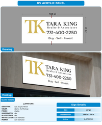 CUSTOM MOCKUP SIGN FOR j John King