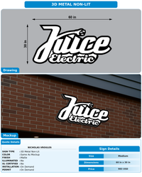 CUSTOM MOCKUP SIGN FOR Nicholas Vroulos