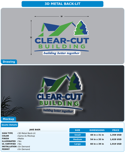 CUSTOM MOCKUP SIGN FOR Jake baer