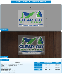 CUSTOM MOCKUP SIGN FOR Jake baer