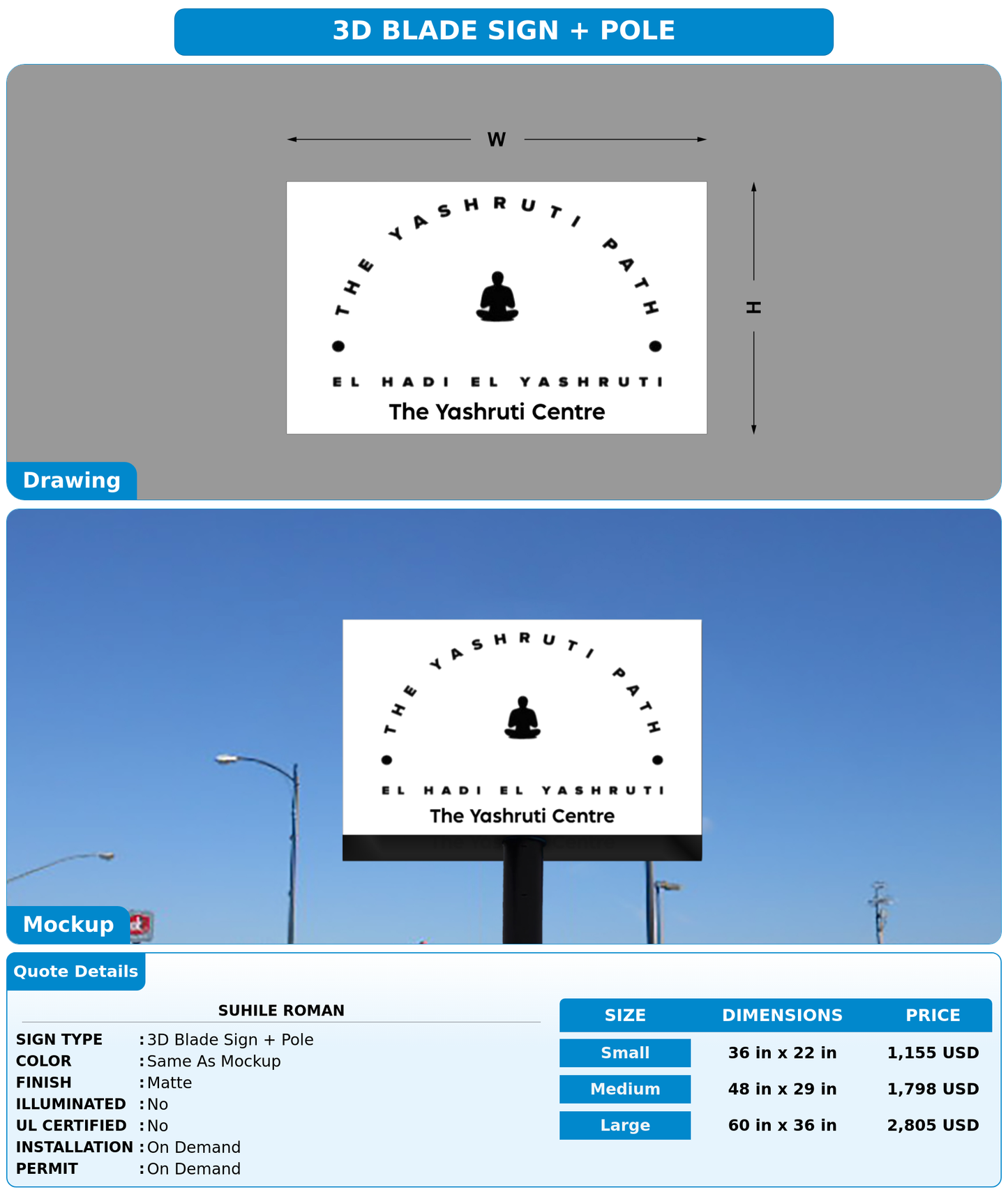CUSTOM MOCKUP SIGN FOR Suhile Roman