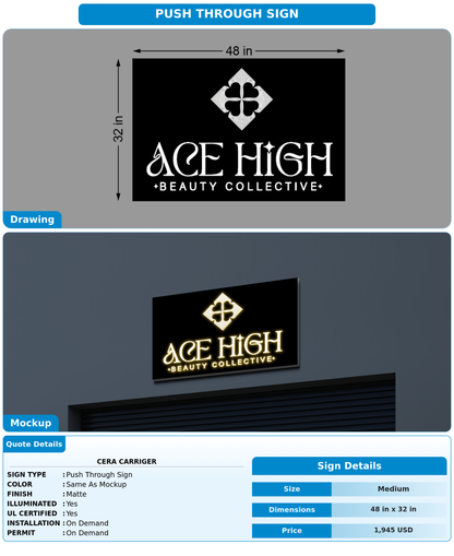 CUSTOM MOCKUP SIGN FOR Cera Carriger