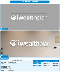 CUSTOM MOCKUP SIGN FOR Gregory Bertagna