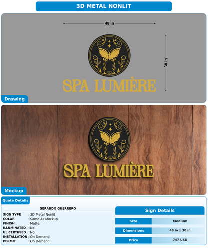 CUSTOM MOCKUP SIGN FOR Gerardo Guerrero