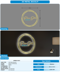 CUSTOM MOCKUP SIGN FOR Ambra Velic