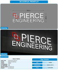 CUSTOM MOCKUP SIGN FOR Shelly Pierce