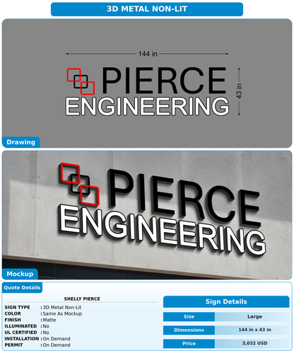 CUSTOM MOCKUP SIGN FOR Shelly Pierce