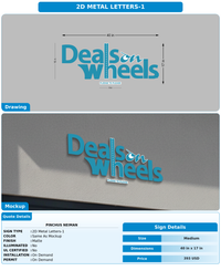 CUSTOM MOCKUP SIGN FOR pinchus neiman