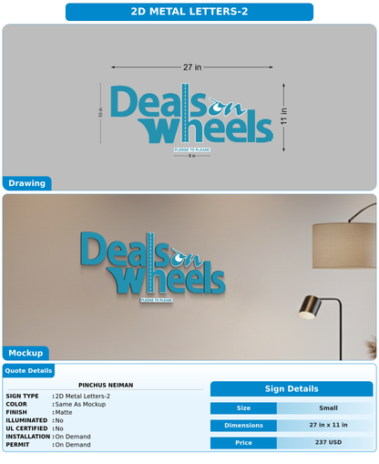 CUSTOM MOCKUP SIGN FOR pinchus neiman