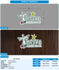 CUSTOM MOCKUP SIGN FOR Katy Brough