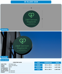 CUSTOM MOCKUP SIGN FOR Christine Klein