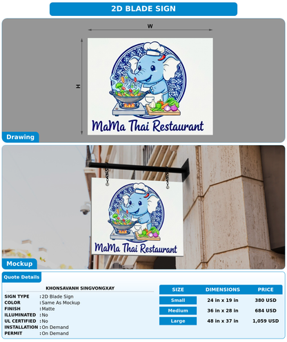 CUSTOM MOCKUP SIGN FOR Khonsavanh Singvongxay