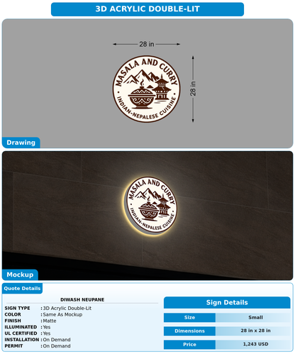 CUSTOM MOCKUP SIGN FOR Diwash neupane