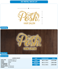 CUSTOM MOCKUP SIGN FOR Lauren Dudley