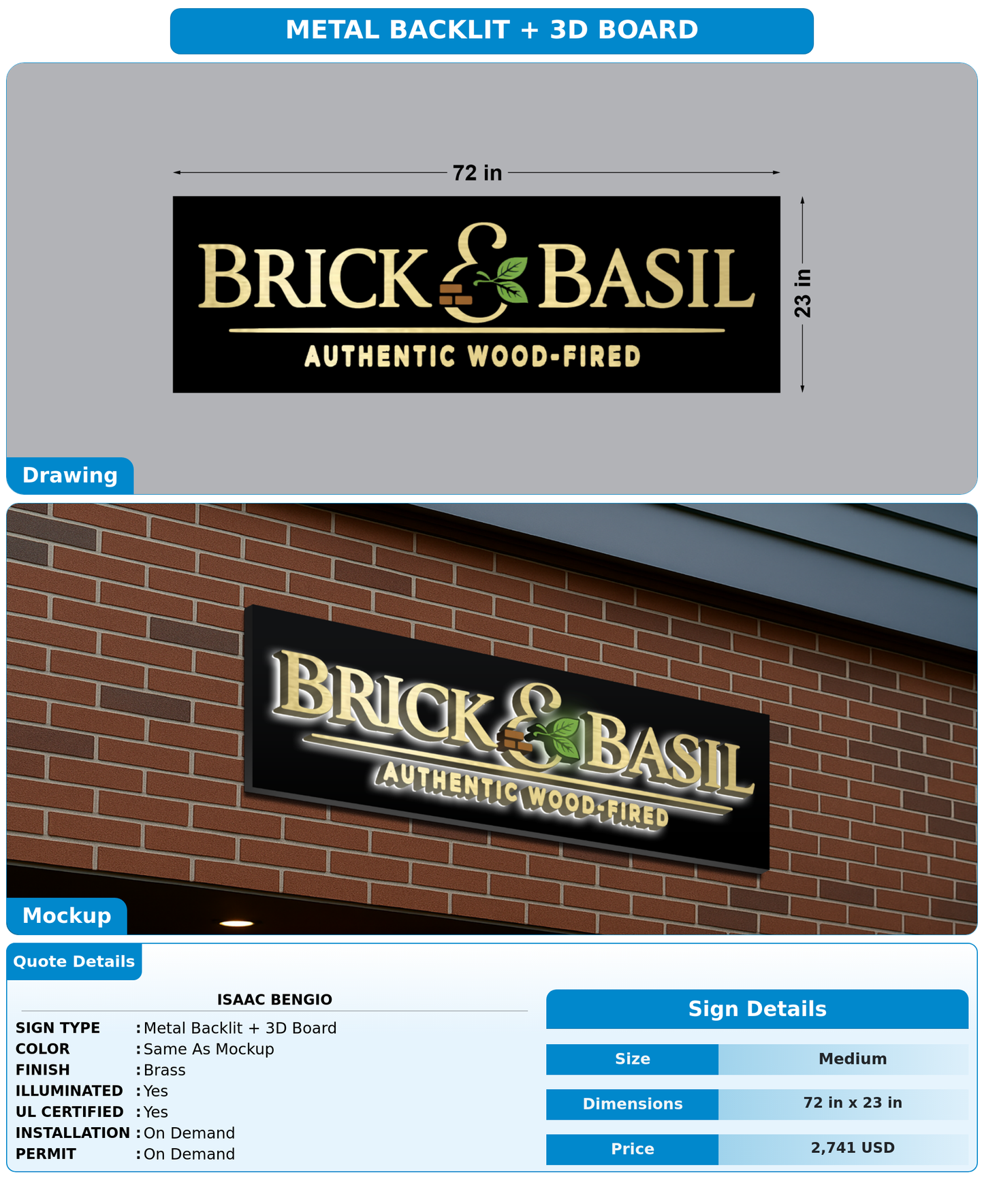 CUSTOM MOCKUP SIGN FOR Isaac bengio