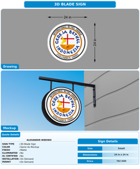 CUSTOM MOCKUP SIGN FOR Alexander Wibowo
