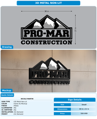 CUSTOM MOCKUP SIGN FOR Nicole Martin