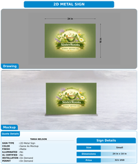 CUSTOM MOCKUP SIGN FOR Tania Nelson