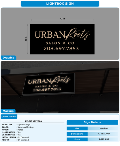 CUSTOM MOCKUP SIGN FOR Kelcie Veverka