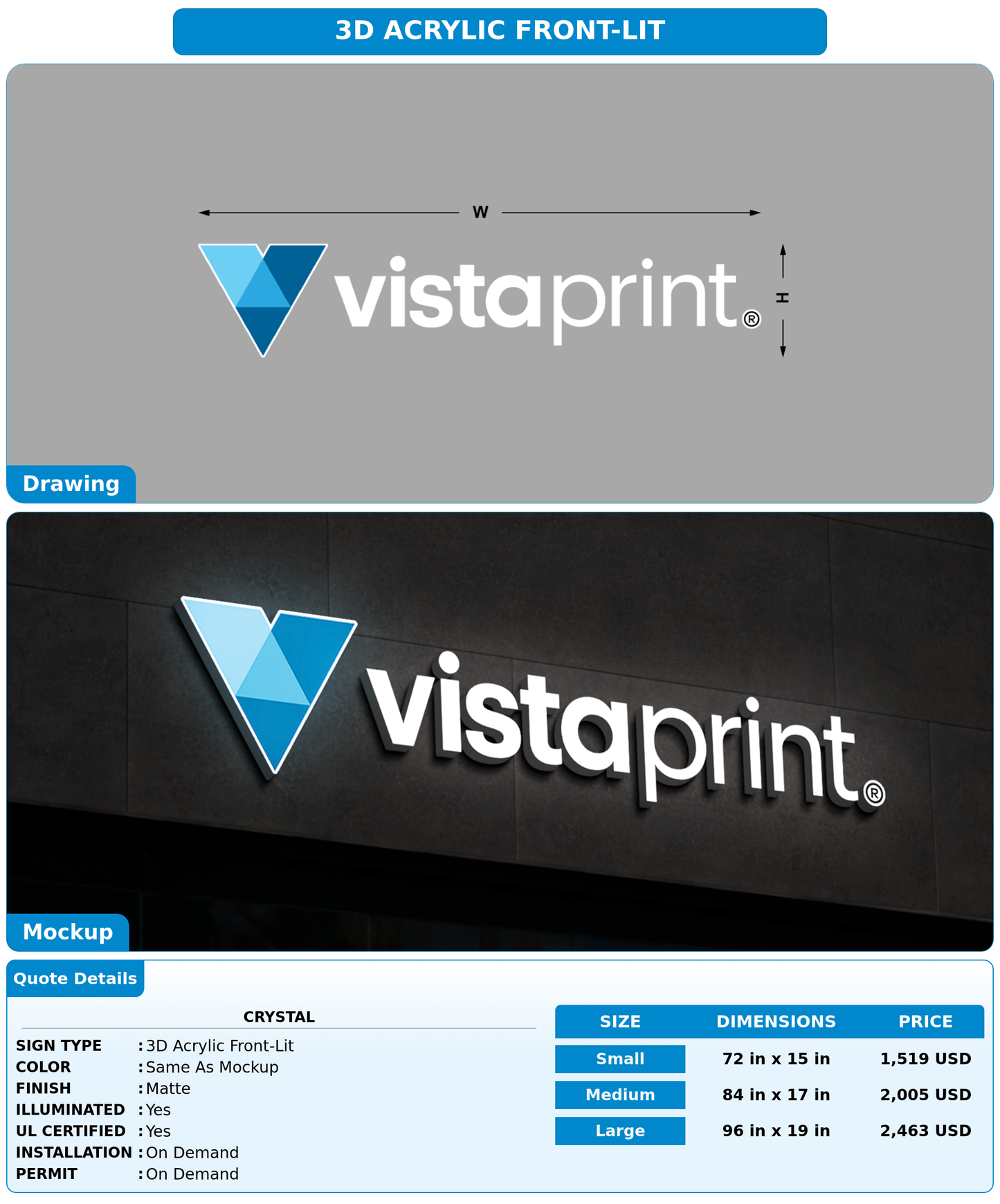 CUSTOM MOCKUP SIGN FOR Crystal